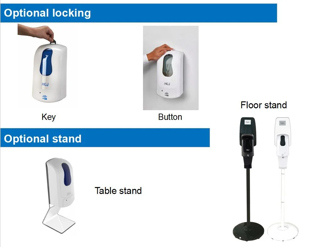 Wall Automatic Soap Dispenser with Table Top Dispenser