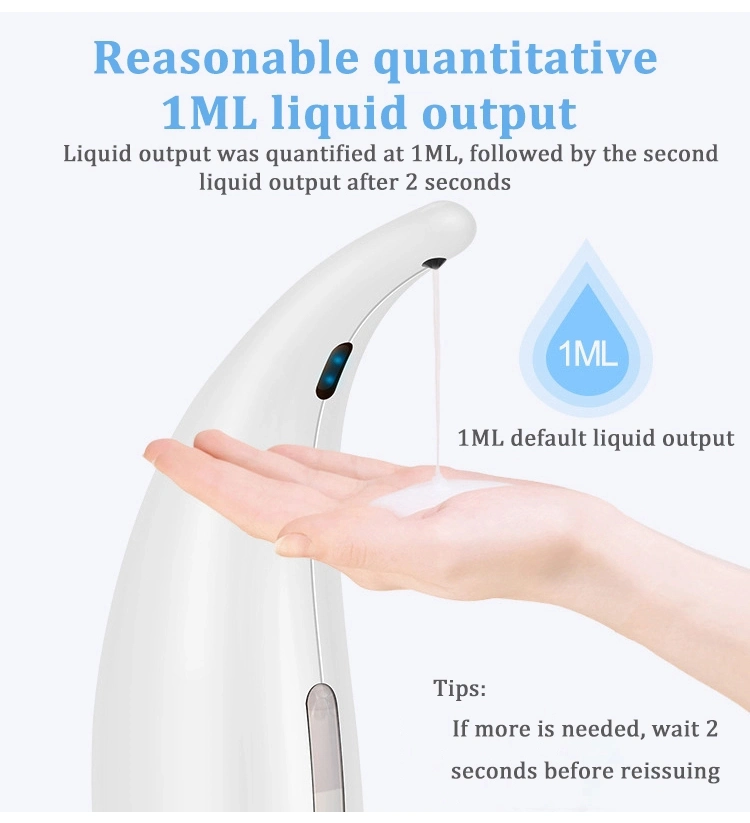 Saige 300ml Bathroom Plastic Touchless Sensor Table Top Automatic Soap Dispenser